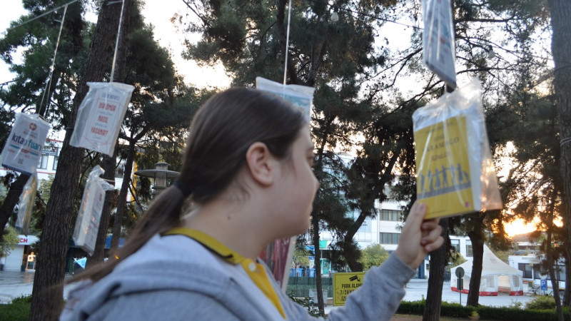 Gebze’de ağaçlar kitap açtı