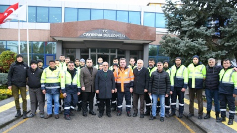 Çayırova arama kurtarma timi yola çıktı