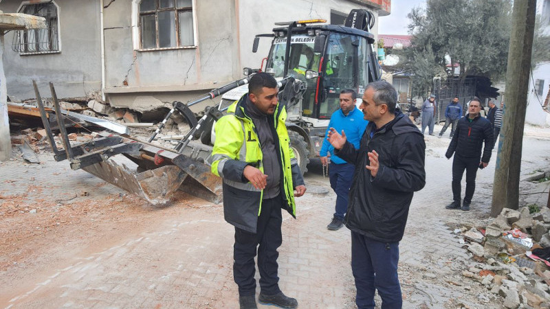 Hatay Defne’de yaraları sarmak için hummalı çalışma