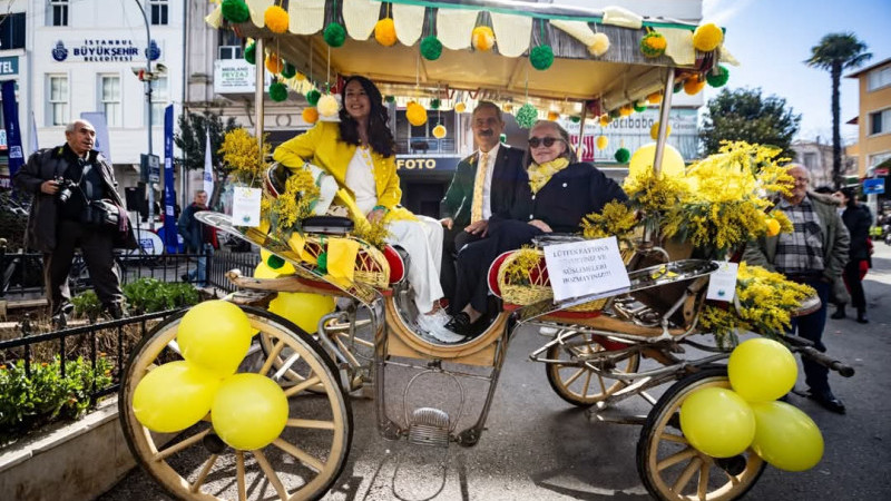 Adalar'da Mimoza Festivali...