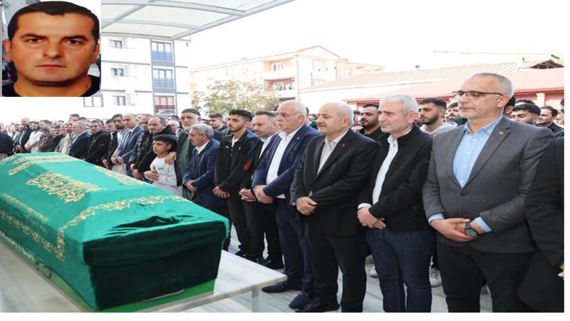 Kazada hayatını kaybeden belediye işçisi dualarla uğurlandı