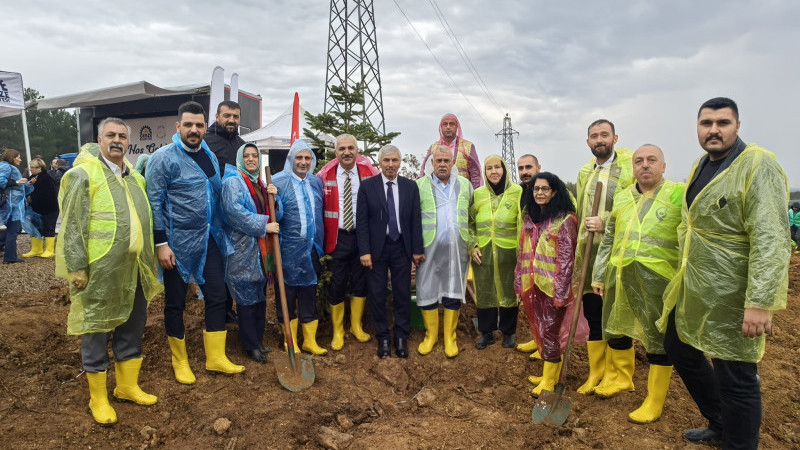 Gebze Ticaret Odası Hatıra Ormanı’nda 15.000 Fidan Toprakla Buluştu