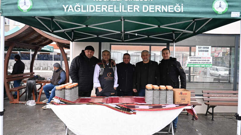 Gebzeli Yağlıdereliler pancar çorbası ikram etti