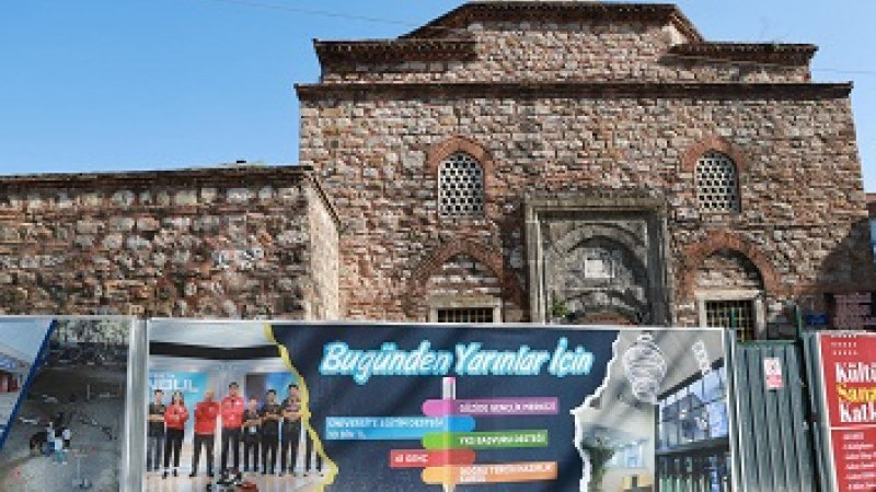 Tarihi hamam restore ediliyor