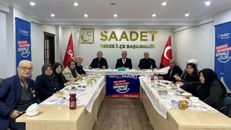 Gebze Saadet, şehit ailelerini ağırladı