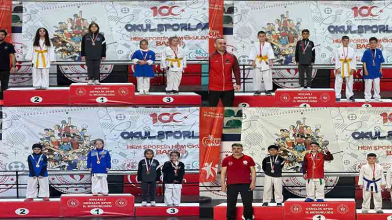Çayırovalı karateciler madalyayı topladı