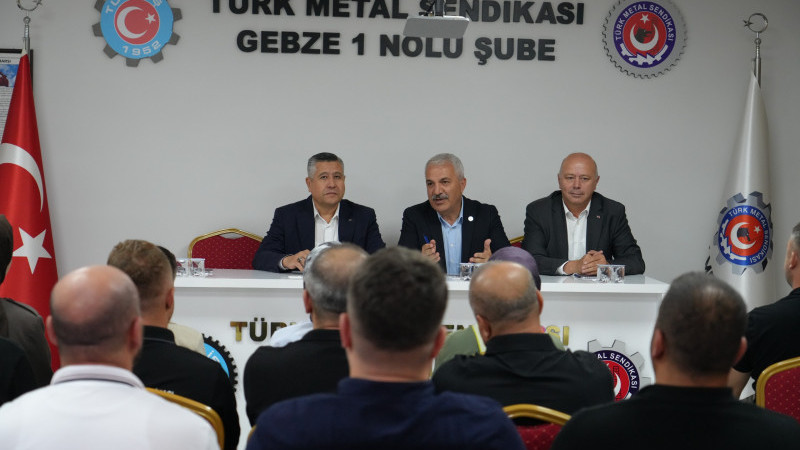 Türk Metal Sen, GTO Başkanı Aslantaş'ı ağırladı...