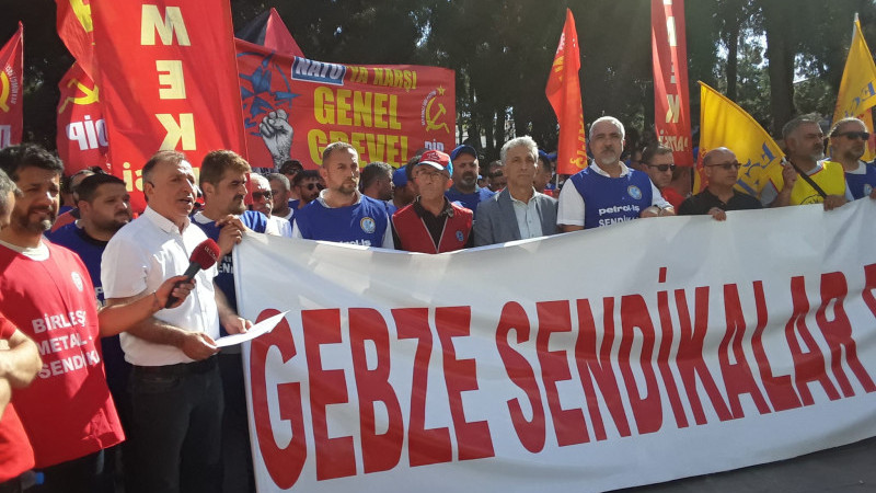 ABD ve İsrail politikaları Gebze'de protesto edildi