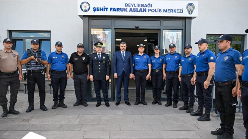 İçişleri Bakanı Çiftçi’den Beylikbağı Şehit Faruk Aslan Polis Merkezi Amirliği’ne ziyaret…