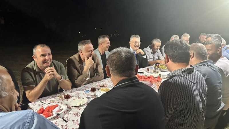 Milletvekili Tipioğlu Akmeşe’de muhtarların sofrasına konuk oldu!
