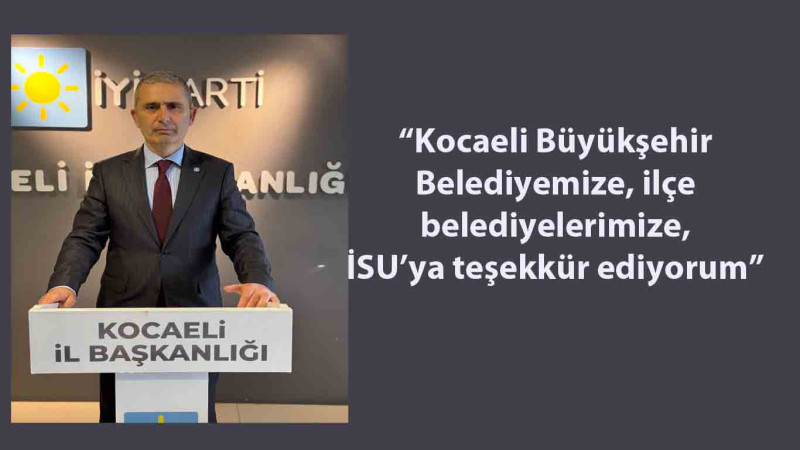 MUHALEFETTEN BÜYÜKŞEHİR'E TEŞEKKÜR....
